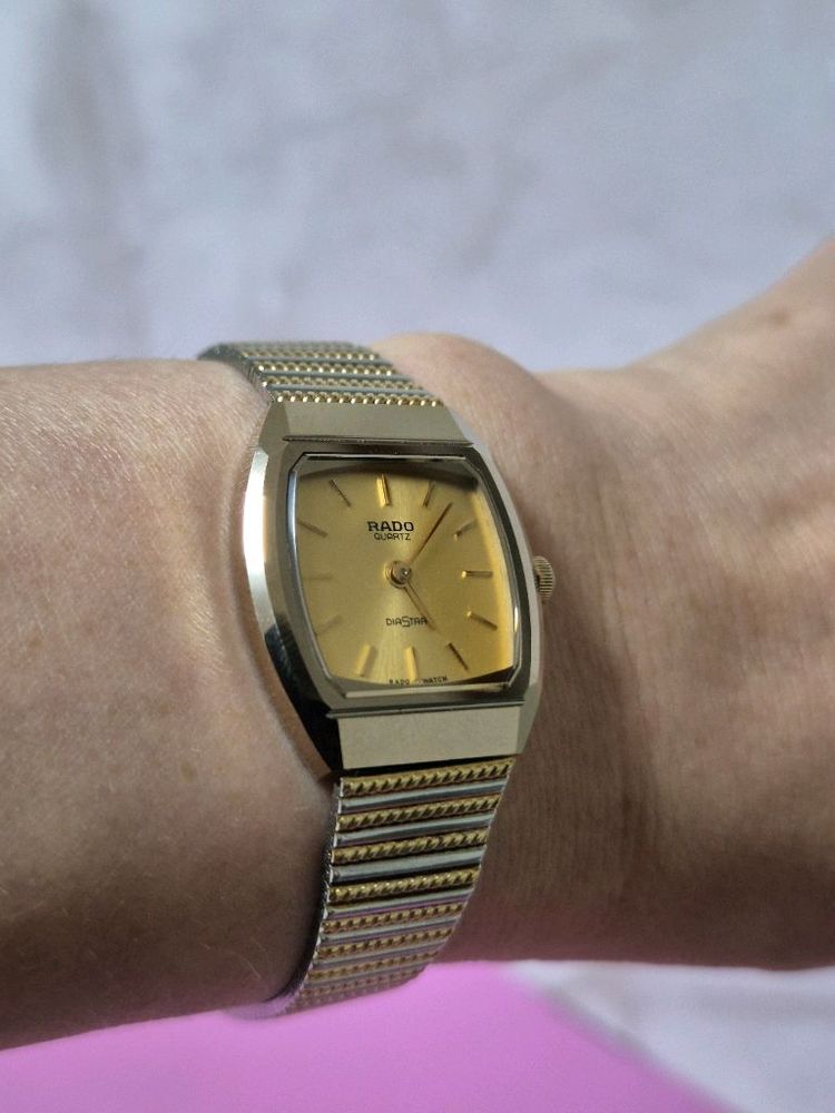 라도 다이아스타 텅스텐 여성 콤비메탈 시계/SWISS 이미지