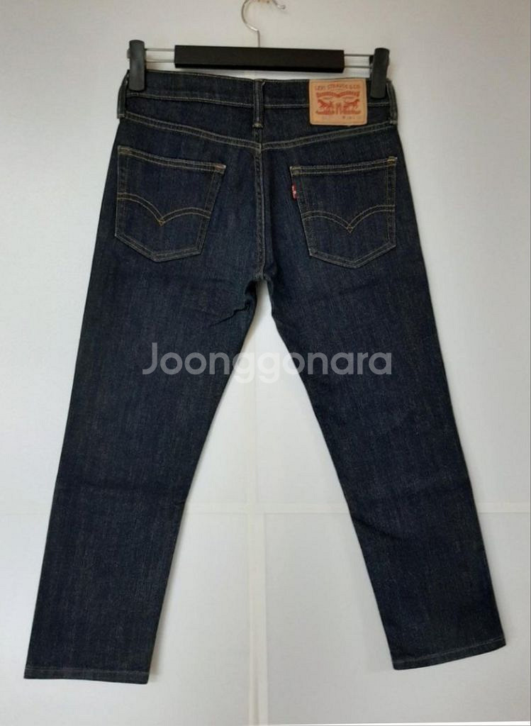 28)리바이스 511 진청 데님 스판 일자청바지--1