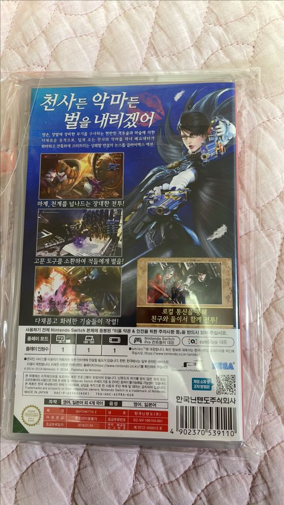 닌텐도 스위치 베요네타 2 한정판 정품 스틸북 정발 게임 포함 이미지