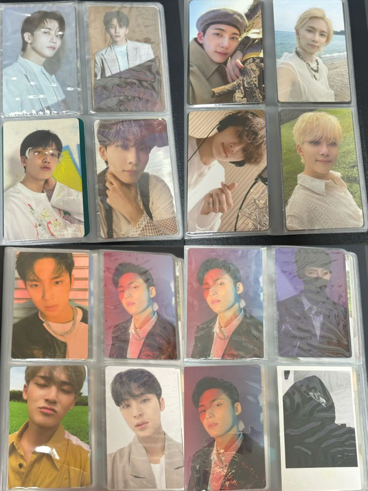 세븐틴 정한 민규 포카 급처 이미지