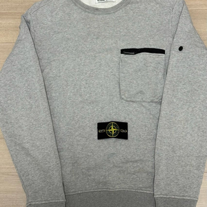 [M]스톤아일랜드 크루넥 그레이 맨투맨