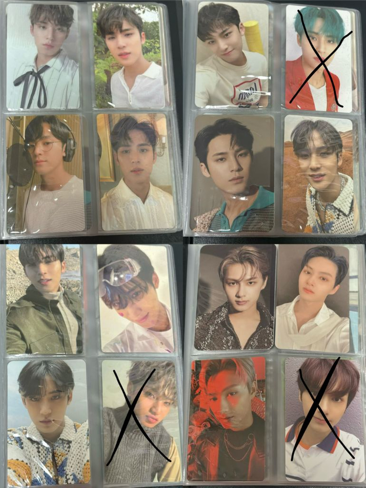 세븐틴 민규 정한 포카 급처 이미지