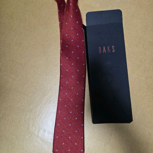 닥스 DAKS 주황색 넥타이