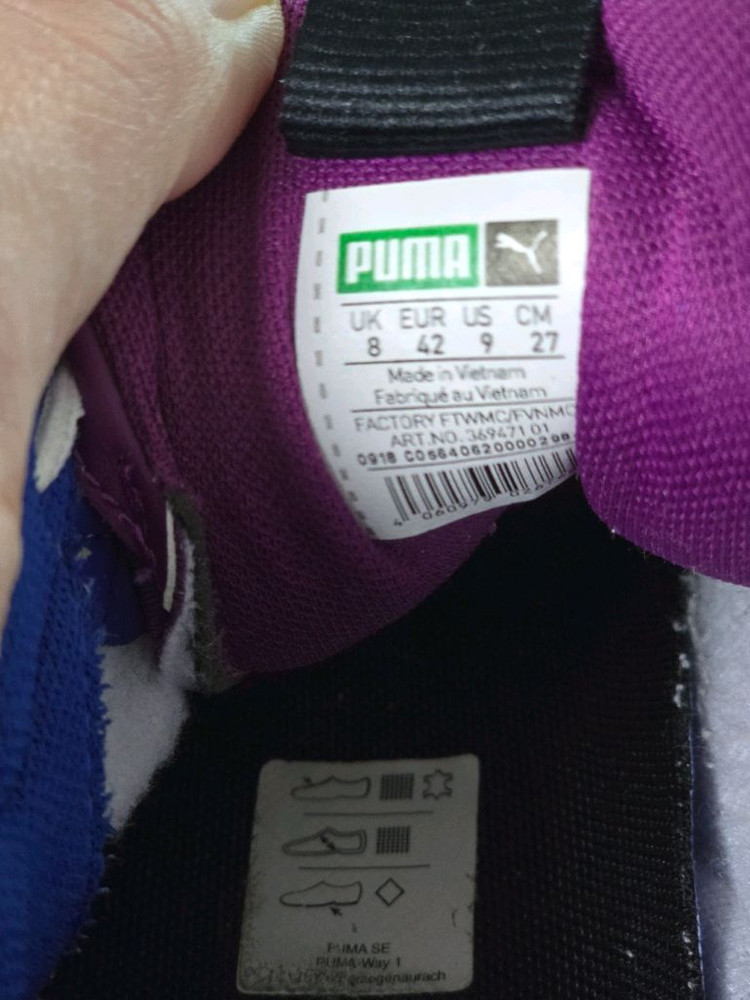 푸마 썬더4 운동화 270mm S급--6