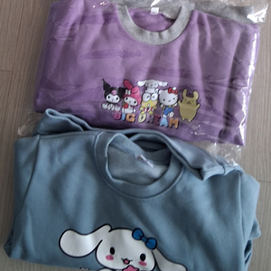120사이즈 산리오 시나모롤 기모상하복 2벌 + 머리띠 2개