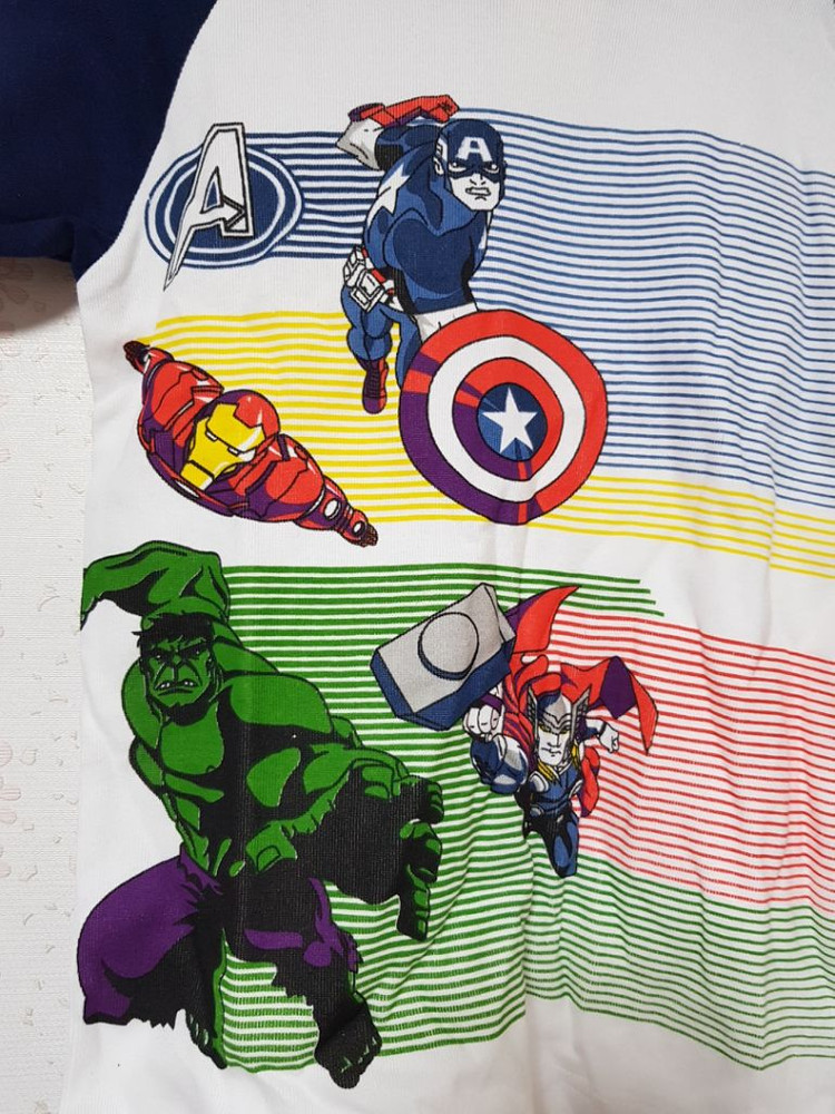 어벤져스 120cm 6세 실내복 상하의--1