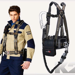 K2 하네스 고급형 상체식 안전벨트 더블 죔줄 엘라스틱 새제품고급형 전체식 안전벨트 새제품입니다. K2 이미지