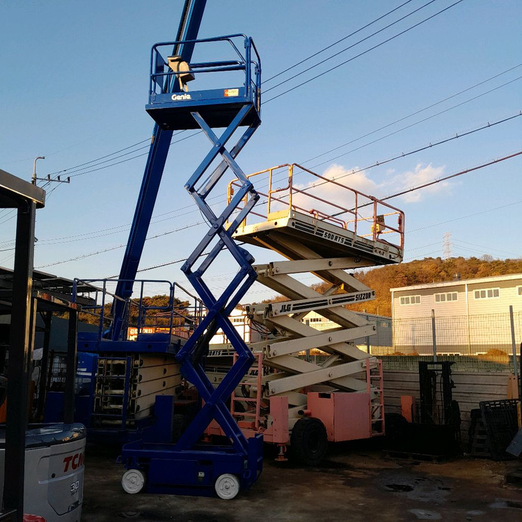 지니 전동식 고소작업대 리프트 작업8미터--5