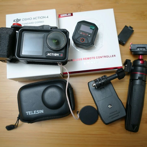 DJI 오즈모 액션4 + 호환 리모컨
