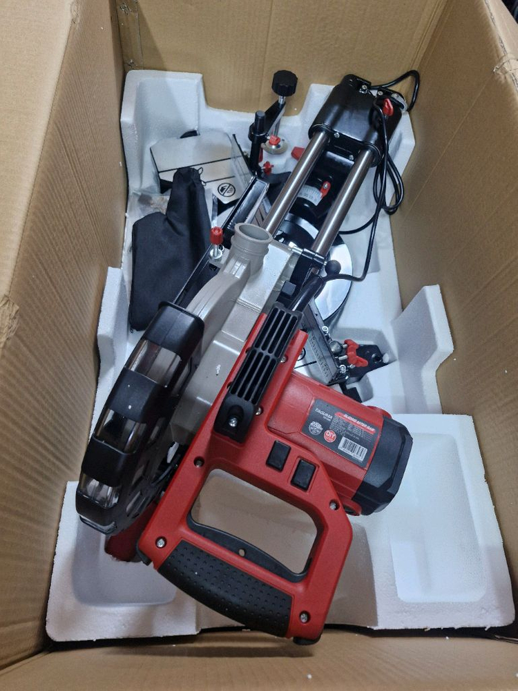 TAGUMA각도절단기 마이터쏘 10인치슬라이딩 각도카타기 미사용신품 이미지