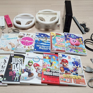 [닌텐도 위 전체세트+게임CD 다수]팝니다