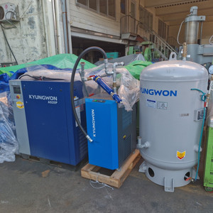 경원 20마력 스크류 콤프레셔, 대광/한신20마력, 5마력/10마력 왕복동 콤프레셔등(상태좋음)