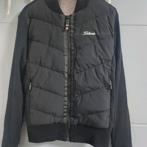 타이틀리스트 골프 니트 패딩 점퍼.새제품.90