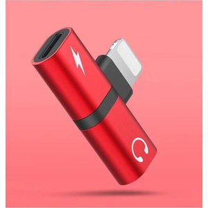 새 빨강색 차량용 8핀 T 듀얼 젠더 충전기 동시 고속 이미지