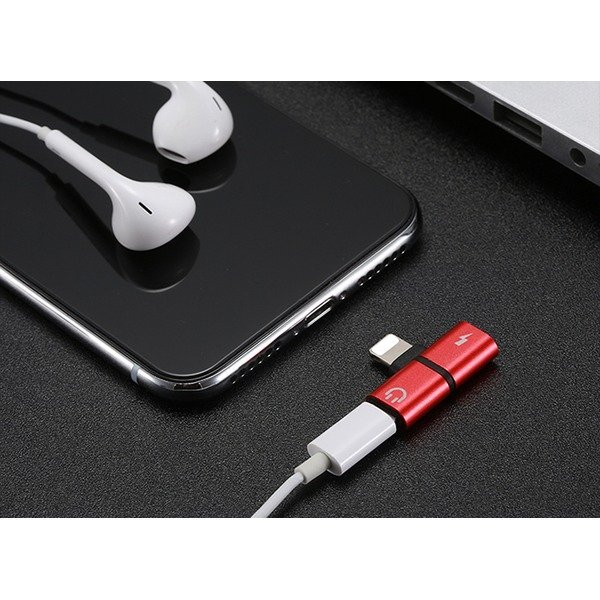 새 빨강색 차량용 8핀 T 듀얼 젠더 충전기 동시 고속 이미지