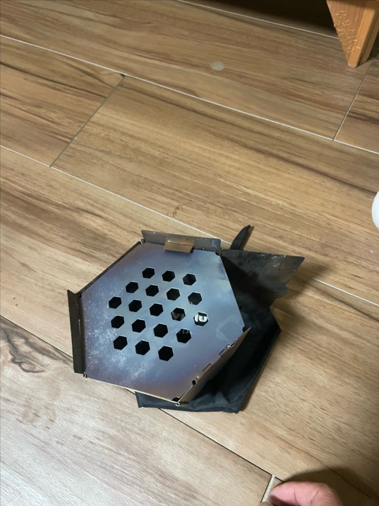 바르고(vargo) 헥사곤 티타늄 우드 스토브 이미지