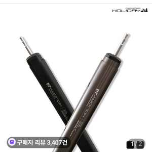 캠핑 홀리데이 슬라이드 타프 폴대 (3미터 2개)