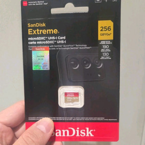 샌디스크 마이크로SD 카드 익스트림 256GB