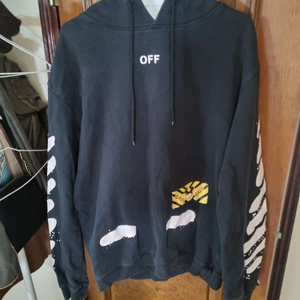 오프화이트 후드티. L/XL