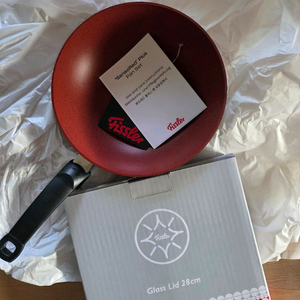 휘슬러 센소레드 플러스 웍 궁중팬 프라이팬 유리뚜껑 세트