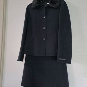 로엠 모직 핸드메이드 코트 정장 세트 55사이즈