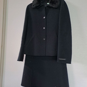 로엠 모직 핸드메이드 코트 정장 세트 55사이즈