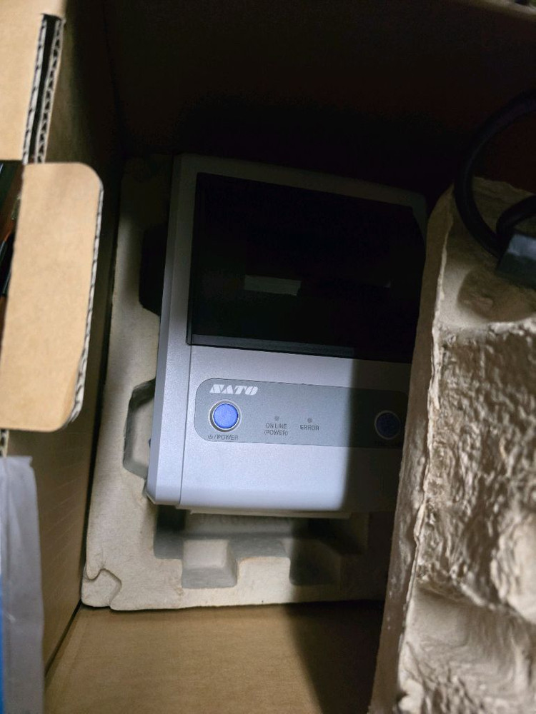 사토 CG408TT 바코드프린터 특 A급장비--1