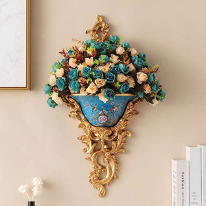 새상품)7컬러 벽걸이 인테리어 벽장식 꽃꽂이 공예품