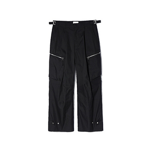 (1회착 우체국 택포가격) 이에이 짱구대디 앵글 카고팬츠 블랙 L