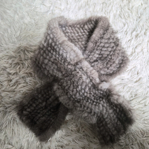 미니멈 밍크 털 머플러