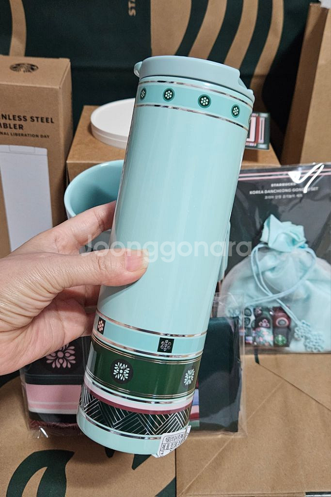 새상품S급]스타벅스 광복절 코리아 단청 트로이 텀블러 473ml--2