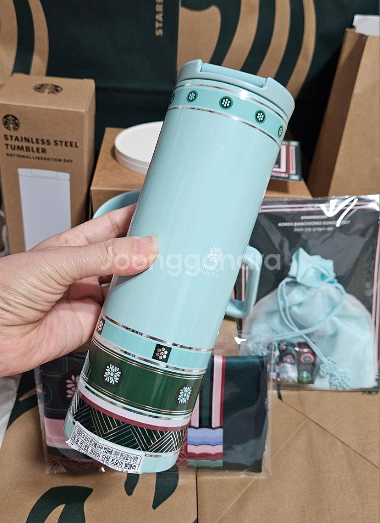 새상품S급]스타벅스 광복절 코리아 단청 트로이 텀블러 473ml--3