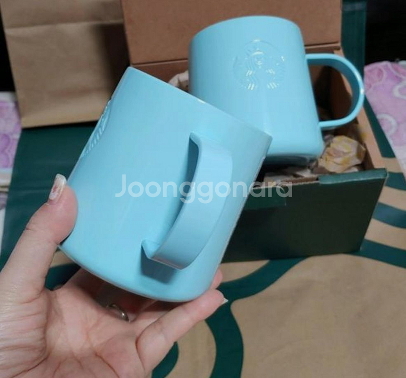 새상품S급]스타벅스22 스프링 SS 찰리즈 머그 414ml--1