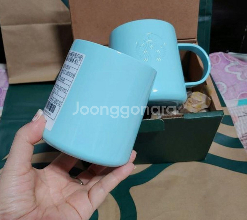 새상품S급]스타벅스22 스프링 SS 찰리즈 머그 414ml--2