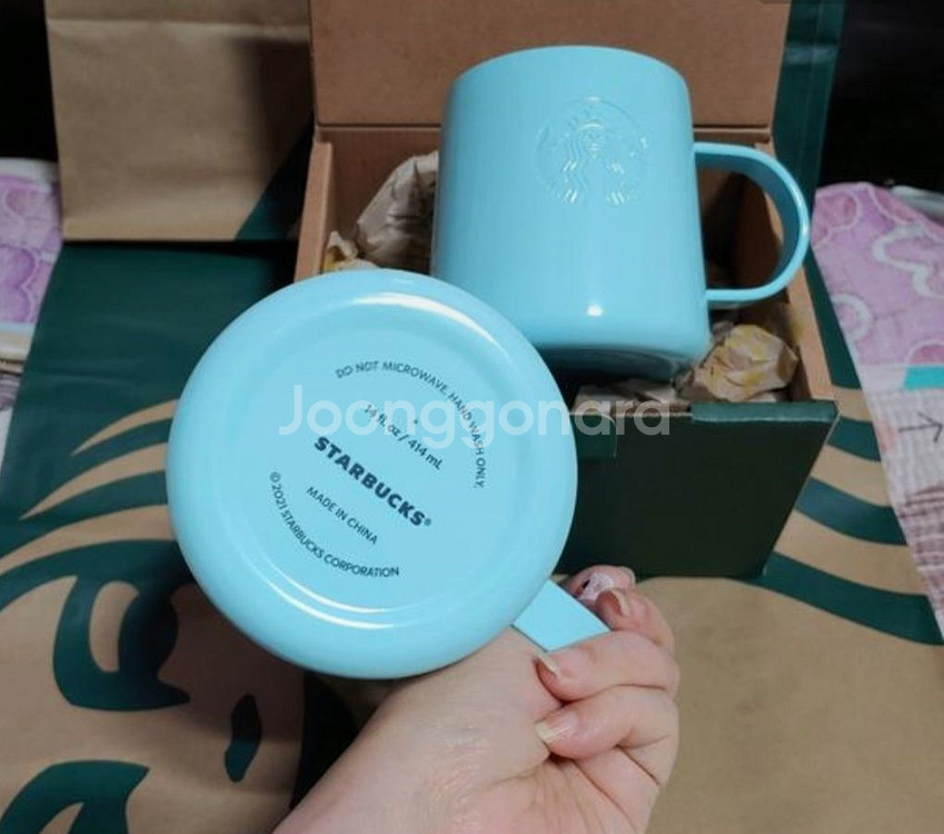 새상품S급]스타벅스22 스프링 SS 찰리즈 머그 414ml--5
