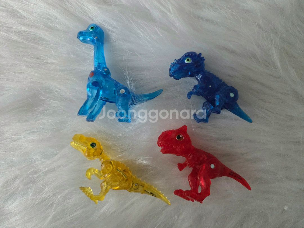 공룡메카드 레어 투명 크리스탈 타이니소어 새상품--1