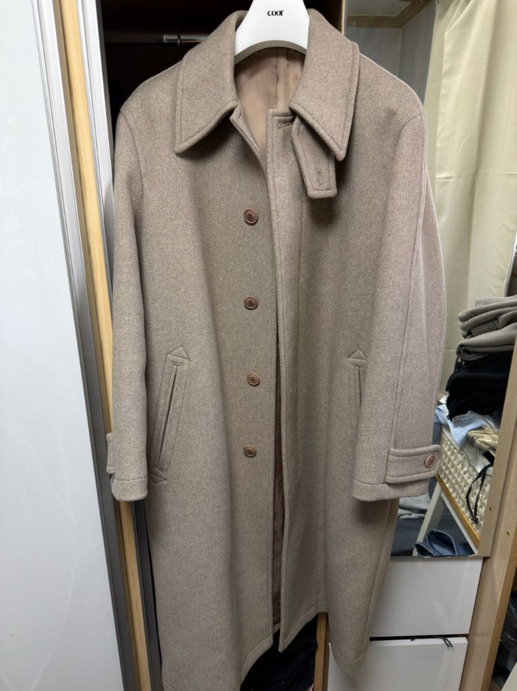 쿠어 MTR 발마칸코트 멜란지 헤이즐넛 M사이즈 이미지