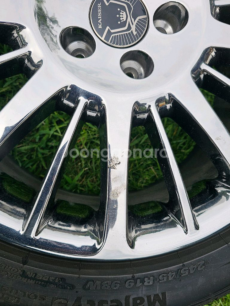 체어맨W 카이져 19인치 휠타이어--9