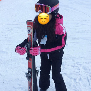 데상트 여아 스키복 130 상하세트