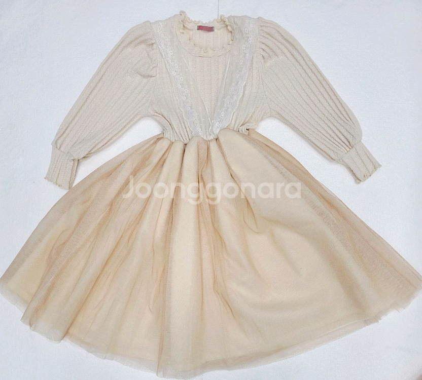 여아 드레스/플라워 패턴 한복 세트--1