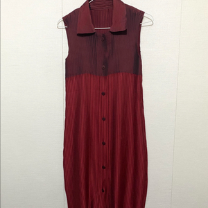 이세이미야케 플리츠 미디 원피스