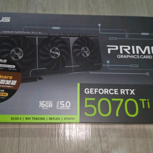 ASUS PRIME GeForce RTX 5070 Ti 미개봉 새제품