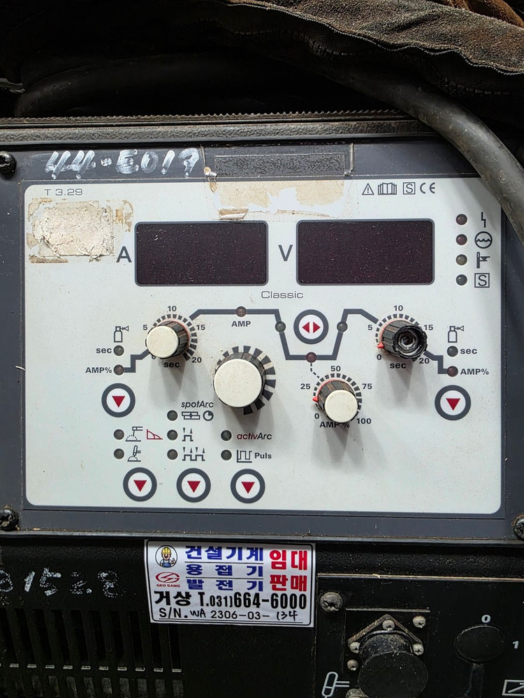 독일 EWM TETRIX 551 TIG 수냉 알곤용접기 wa03-134--6