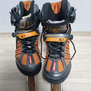 LANDWAY 오렌지색 인라인 스케이트 270mm