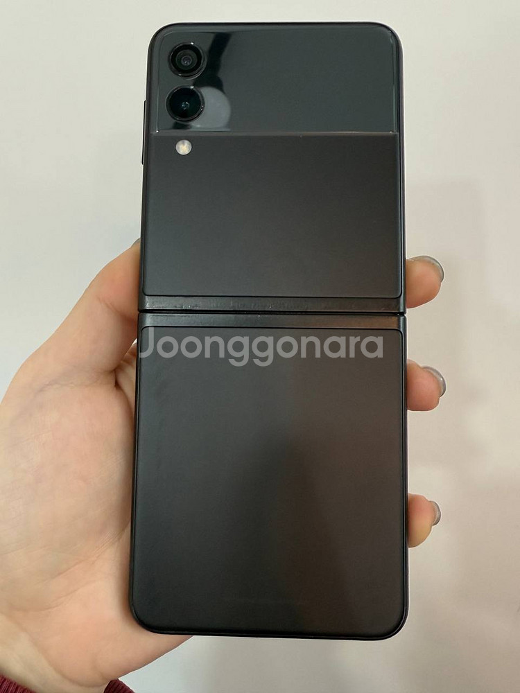 무잔상)갤럭시Z플립3 256GB 블랙/Y655--0