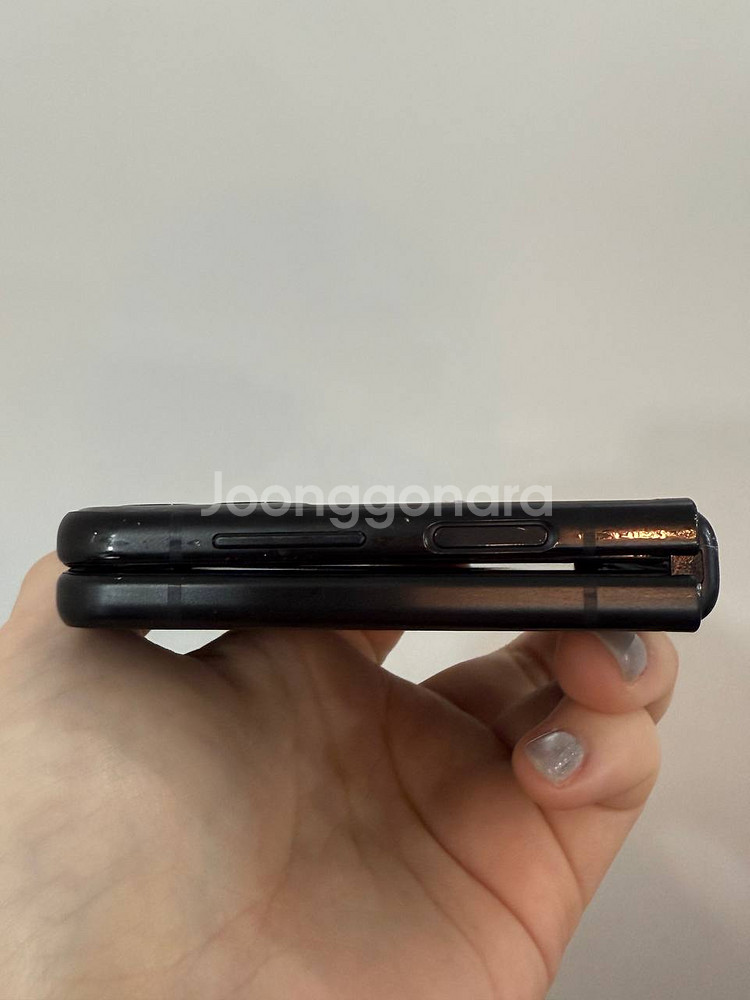 무잔상)갤럭시Z플립3 256GB 블랙/Y655--5