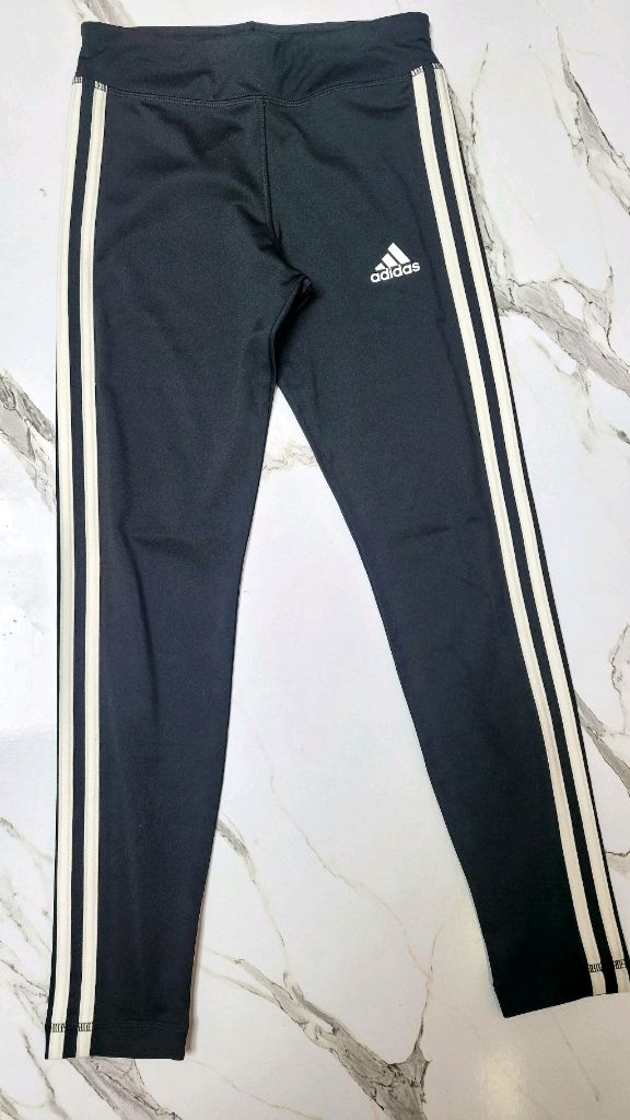 정품 아디다스 주니어 3선 트레이닝 레깅스 타이즈 150--1