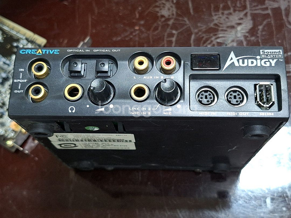 사운드카드 사운드 블라스터 Soundblaster Audigy 내외장세트--7