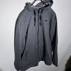 XL)나이키 드라이핏 기능성 기모 후드집업