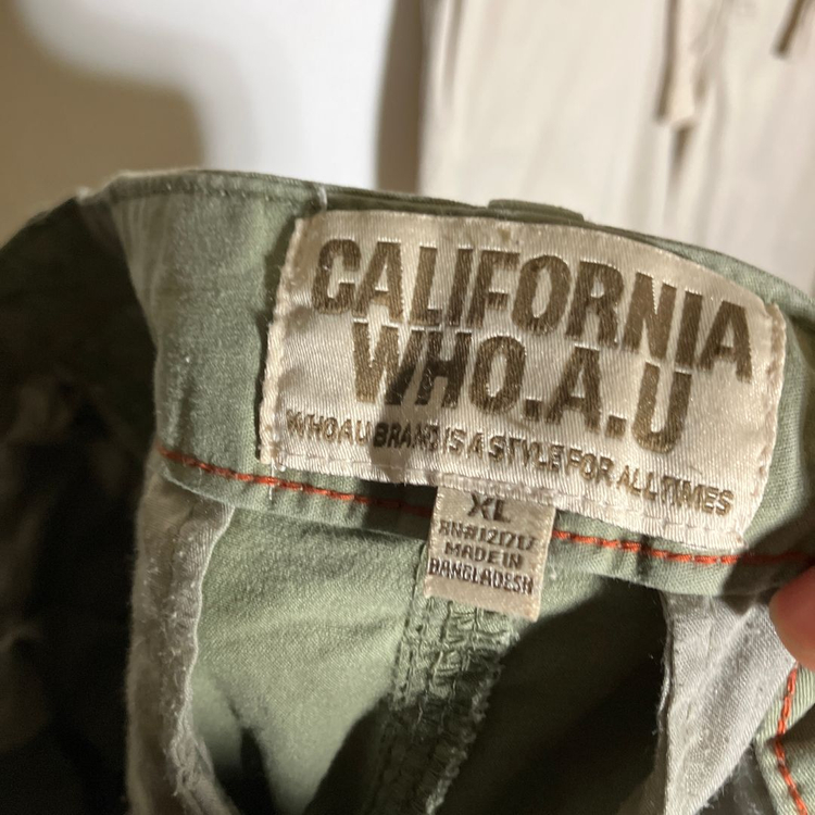 XL)후아유 스판 카고팬츠 치노팬츠--6